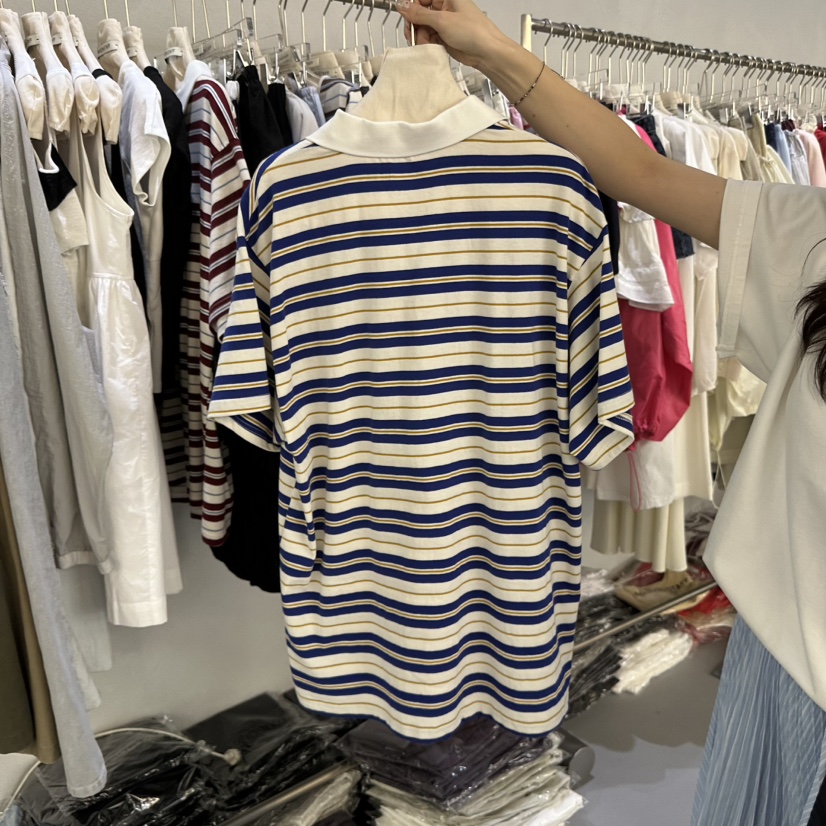 DOUBLE STANDARD/LE SMOKING/MAISONSTAFF東大門實拍韓國女士新品26夏季T恤MAISONSTAFFT恤