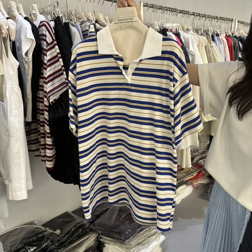 DOUBLE STANDARD/LE SMOKING/MAISONSTAFF東大門實拍韓國女士新品26夏季T恤MAISONSTAFFT恤圖色1