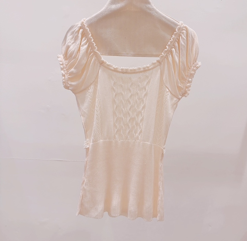 AWESOME-P韓國直郵實拍女裝新款職業26春夏休閑襯衫蕾絲衫AWESOME-P襯衫/蕾絲衫