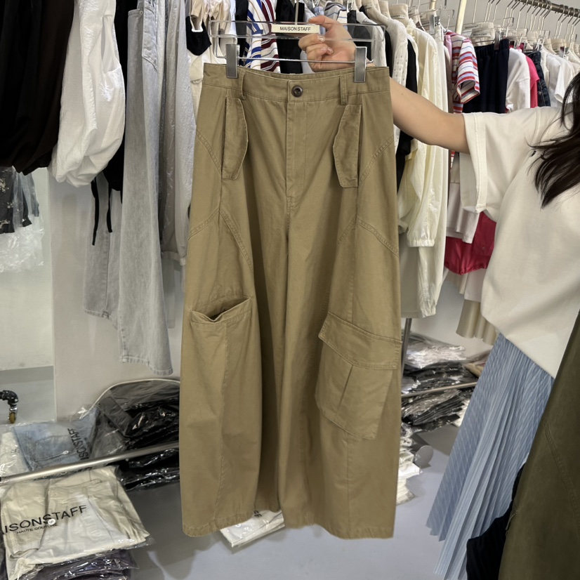 DOUBLE STANDARD/LE SMOKING/MAISONSTAFF東大門實拍韓國女士新品熱賣休閑褲MAISONSTAFF休閑褲圖色2