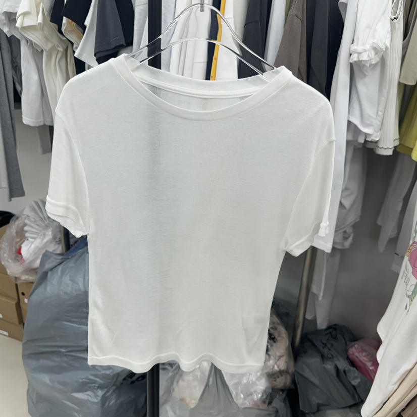 TOPDRESSING韓國直郵實拍女士新款人氣時尚職業26夏季T恤天絲TOPDRESSINGT恤圖色1