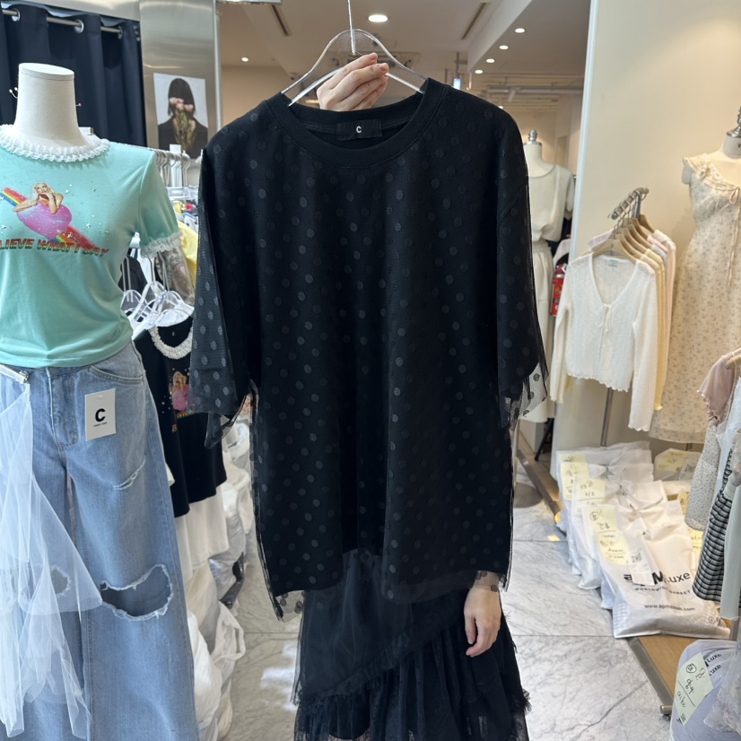 CHEAP-CHIC東大門實拍韓國女士新品休閑職業襯衫蕾絲衫網眼CHEAP-CHIC/CHARLES THE SECOND襯衫/蕾絲衫圖色2