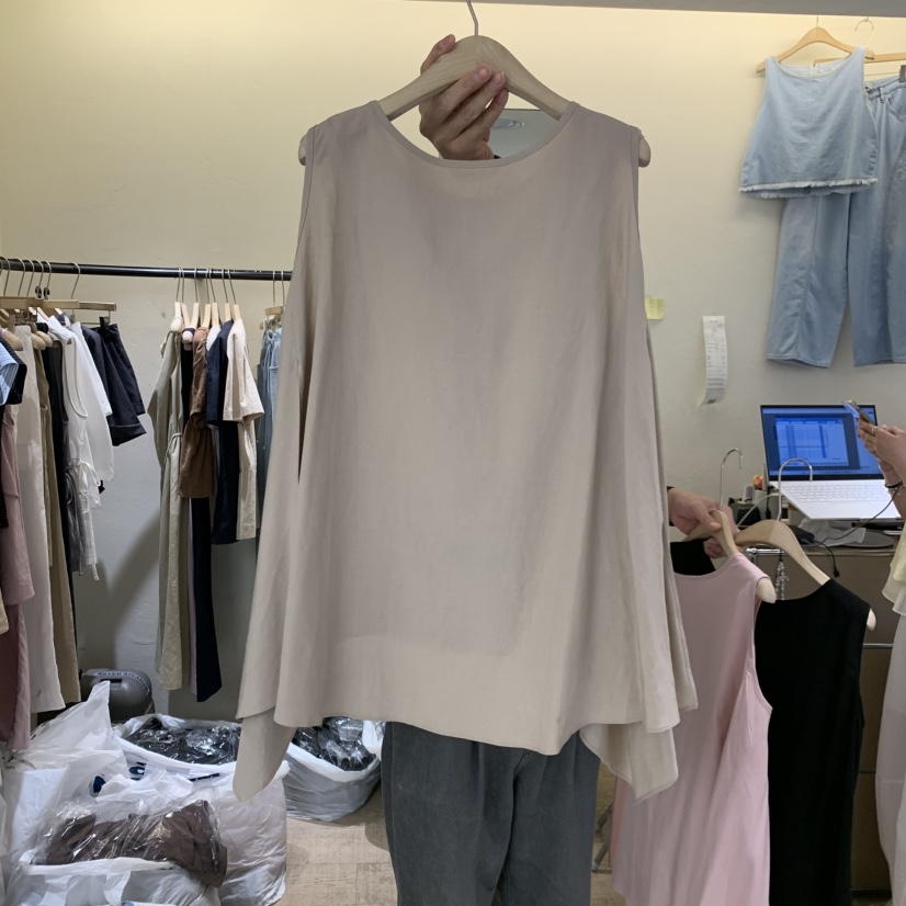 W AND J韓國東大門直郵女裝新品推薦休閑人氣職業吊帶背心W AND J吊帶/背心