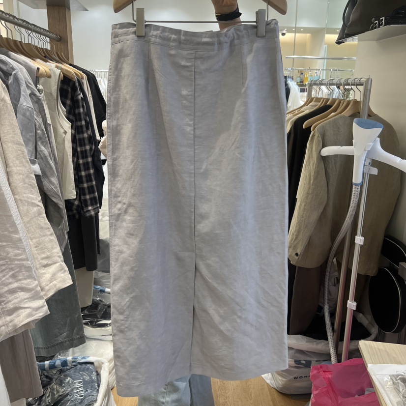 OP PER韓國直郵女士新款26春夏休閑26夏季半身裙中短裙吊帶裙OPPER-simplebeige半身裙/中短裙