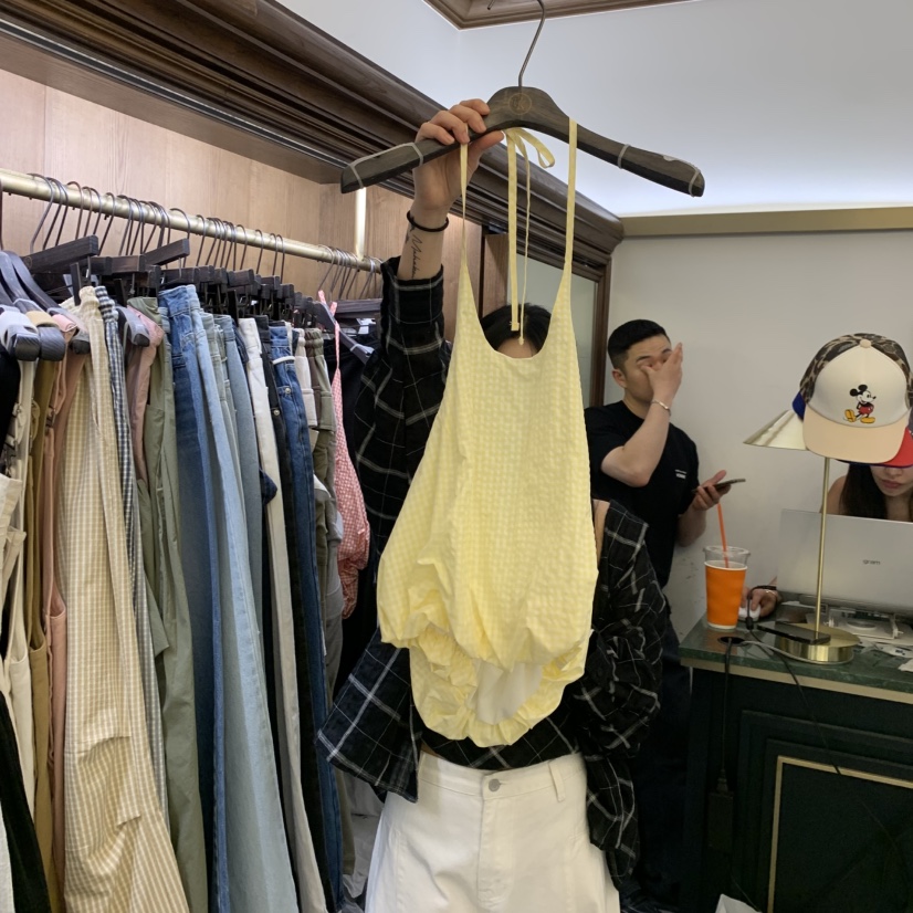 VIRKIN韓國東大門直郵女士新款人氣休閑26春夏推薦吊帶背心VIRKIN吊帶/背心圖色2