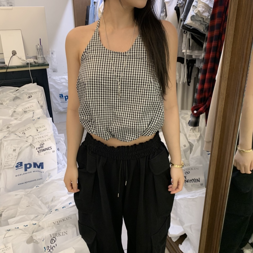 VIRKIN韓國東大門直郵女士新款人氣休閑26春夏推薦吊帶背心VIRKIN吊帶/背心圖色4