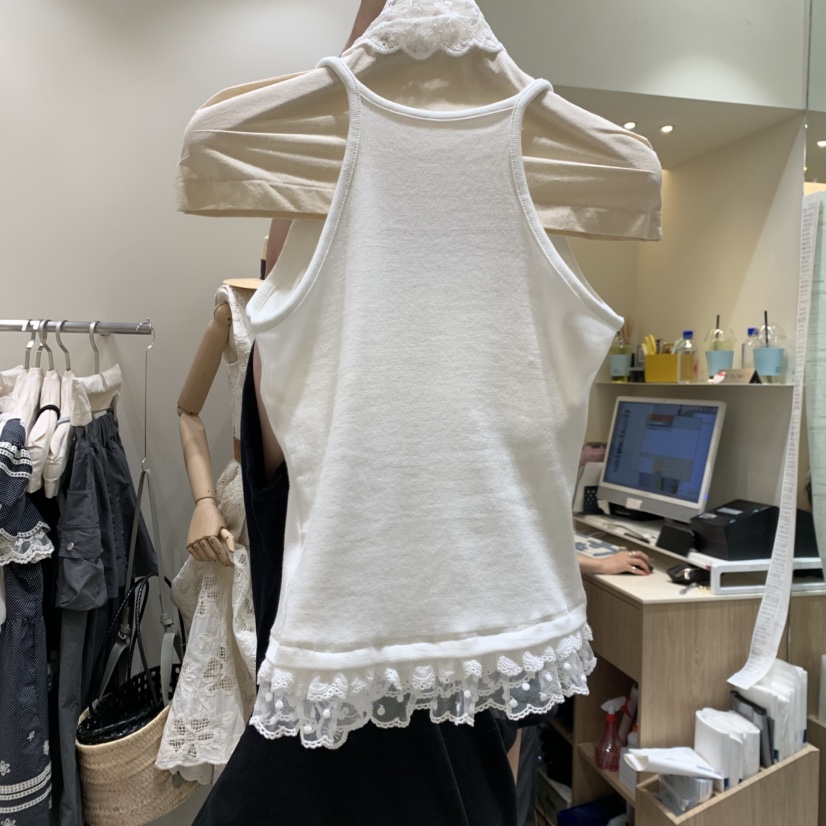 BY FLOW韓國東大門直郵女士新品26春夏吊帶背心不含圍巾BY FLOW吊帶/背心