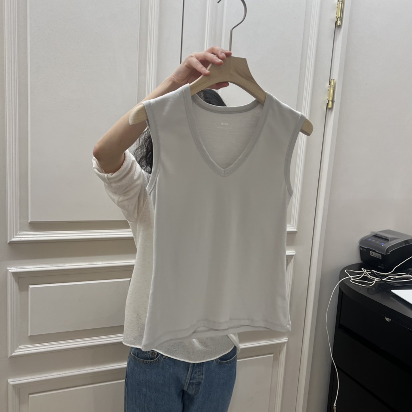 MYOS東大門實拍韓國女裝新款休閑推薦職業人氣吊帶背心V領MYOS吊帶/背心圖色6