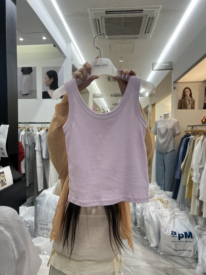 PORTS MOSS韓國東大門直郵女裝新品人氣推薦休閑吊帶背心PORTS_MOSS吊帶/背心圖色1