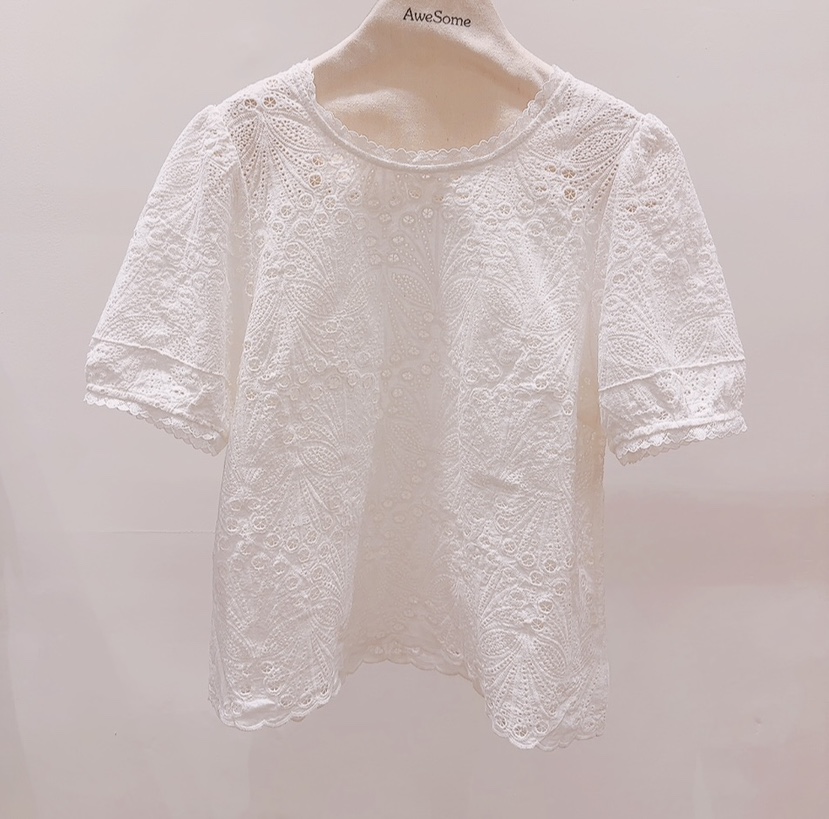 AWESOME-P韓國東大門代購女士新品人氣休閑熱賣襯衫蕾絲衫AWESOME-P襯衫/蕾絲衫圖色1