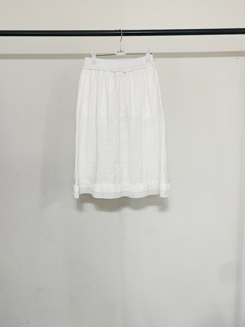 CLAFO韓國直郵女士新款26夏季職業休閑時尚半身裙中短裙格紋CLAFO半身裙/中短裙圖色1