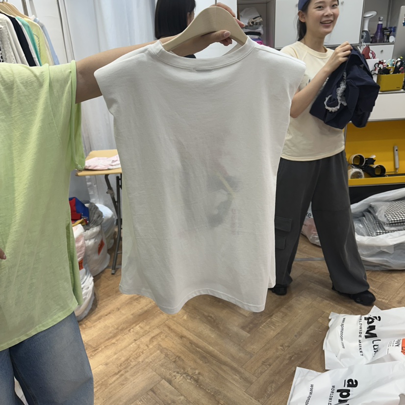 DE LINE韓國直郵實拍女裝新款職業26夏季時尚休閑吊帶背心DE LINE吊帶/背心