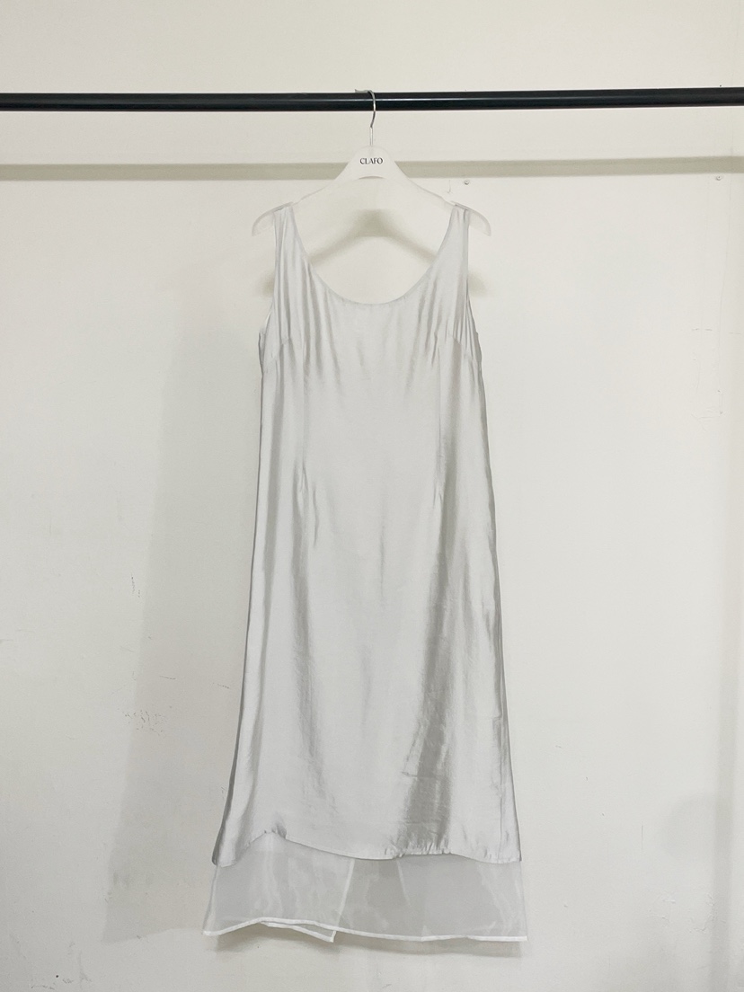 CLAFO東大門實拍韓國女士新品26夏季休閑推薦熱賣連衣裙緞面CLAFO連衣裙圖色1