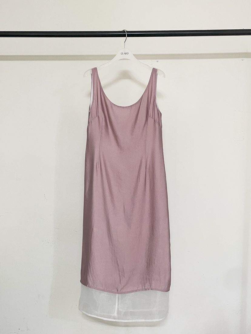 CLAFO東大門實拍韓國女士新品26夏季休閑推薦熱賣連衣裙緞面CLAFO連衣裙圖色2