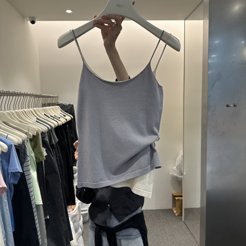 ALTER韓國代購女士新款推薦休閑26夏季人氣職業熱賣吊帶背心Alter吊帶/背心圖色4