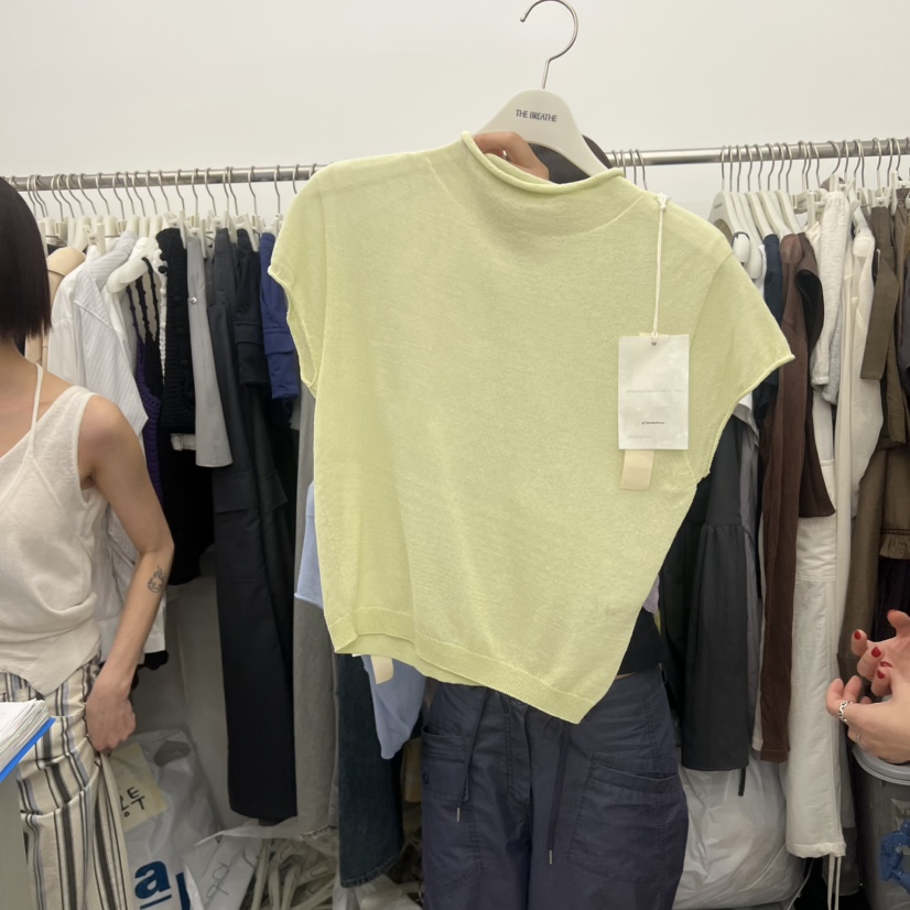 BREATHE韓國直郵女裝新品26春夏26夏季推薦熱賣職業休閑T恤BREATHET恤圖色2