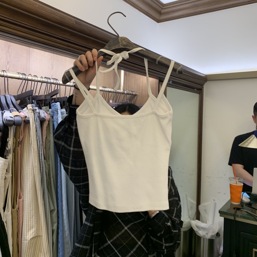 VIRKIN韓國直郵女士新品時尚26夏季熱賣休閑職業吊帶背心VIRKIN吊帶/背心