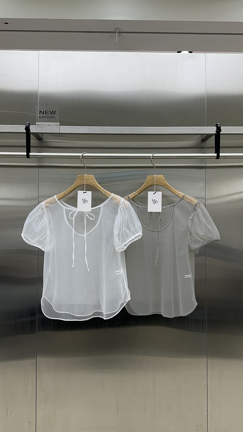 MYDRESS韓國直郵女裝新品職業人氣時尚休閑26夏季襯衫蕾絲衫MYDRESS襯衫/蕾絲衫
