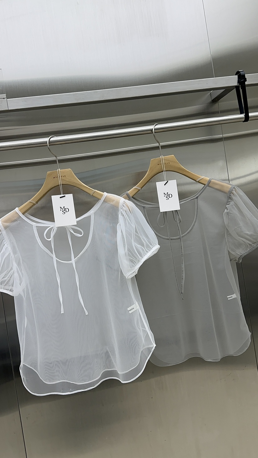 MYDRESS韓國直郵女裝新品職業人氣時尚休閑26夏季襯衫蕾絲衫MYDRESS襯衫/蕾絲衫