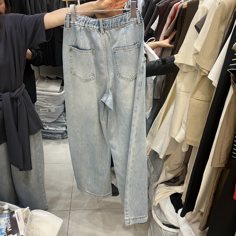 HEIZE韓國直郵女裝新品人氣26春夏時尚休閑推薦牛仔褲條紋HEIZE牛仔褲