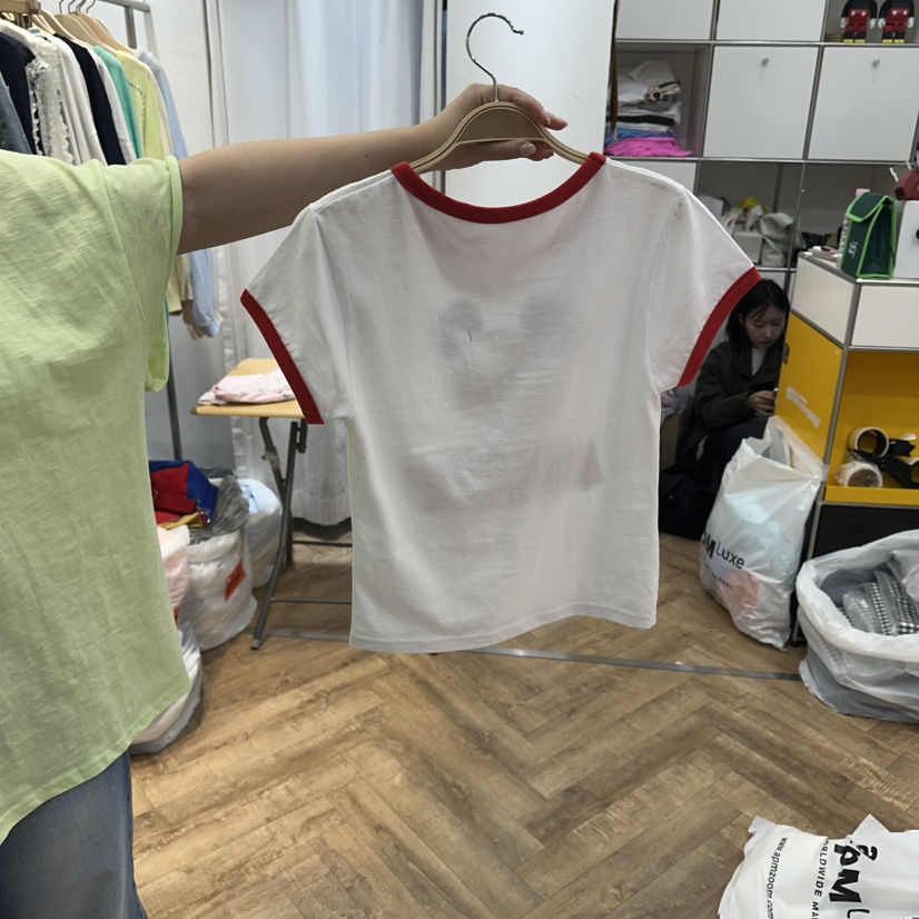 DE LINE韓國代購女士新款人氣時尚推薦休閑26春夏26夏季T恤DE LINET恤