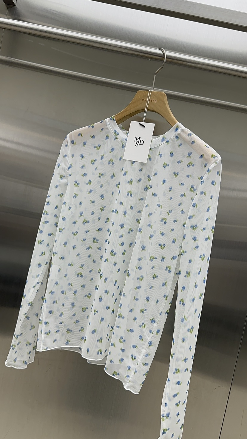 MYDRESS韓國直郵女裝新品26夏季推薦職業熱賣人氣長袖T恤MYDRESS長袖T恤