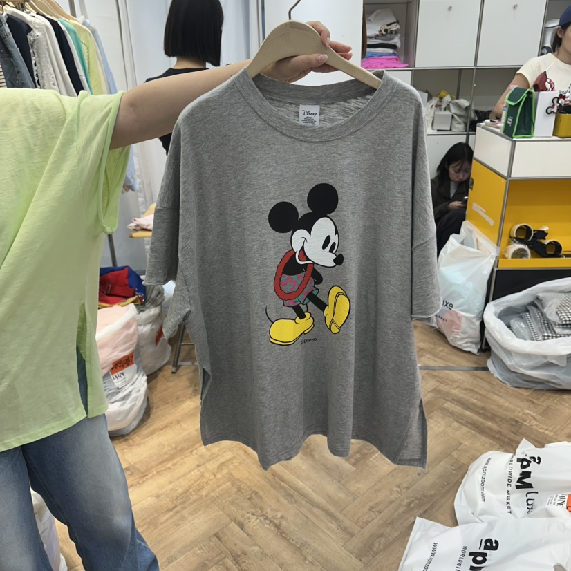 DE LINE韓國代購女士新品休閑人氣熱賣推薦26春夏時尚T恤DE LINET恤圖色3