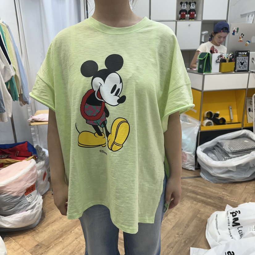 DE LINE韓國代購女士新品休閑人氣熱賣推薦26春夏時尚T恤DE LINET恤圖色4