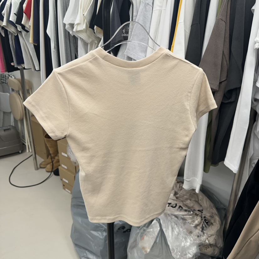 TOPDRESSING韓國直郵女士新品時尚熱賣休閑26夏季職業T恤TOPDRESSINGT恤