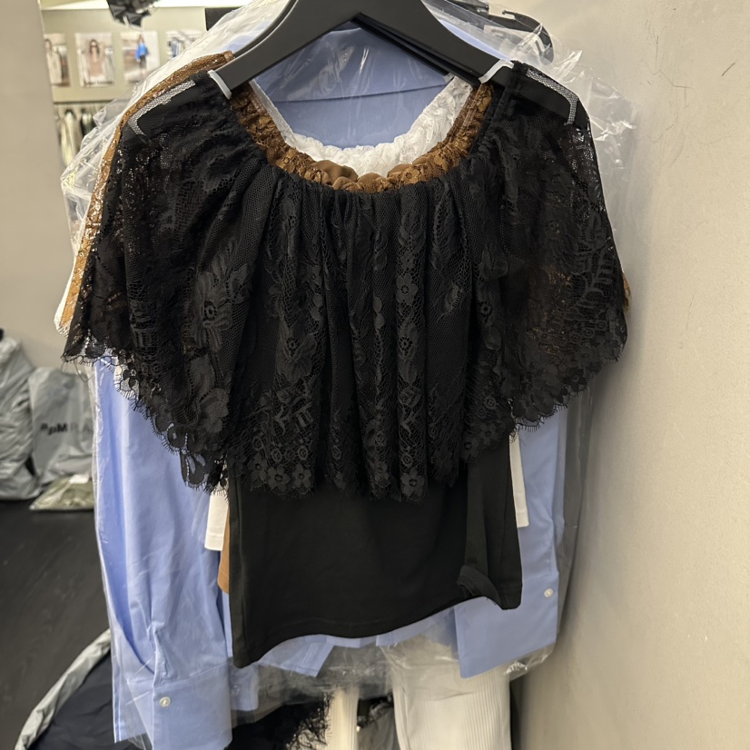 PROJECT WAVE-P韓國東大門直郵女士新品熱賣襯衫蕾絲衫假兩件PROJECT WAVE襯衫/蕾絲衫圖色2
