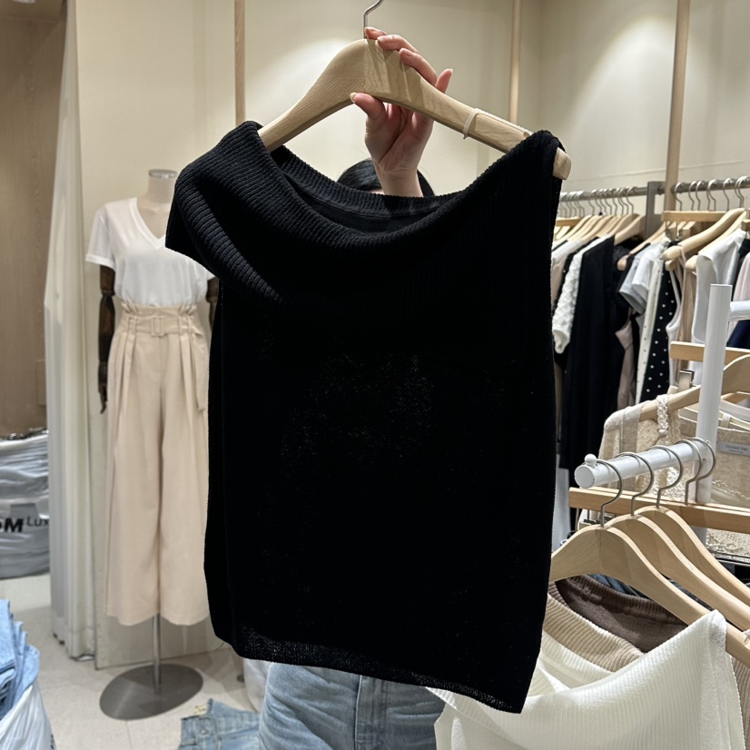 VINTAGE VIBE韓國東大門代購女士新款休閑時尚吊帶背心露肩VINTAGE VIBE吊帶/背心圖色4