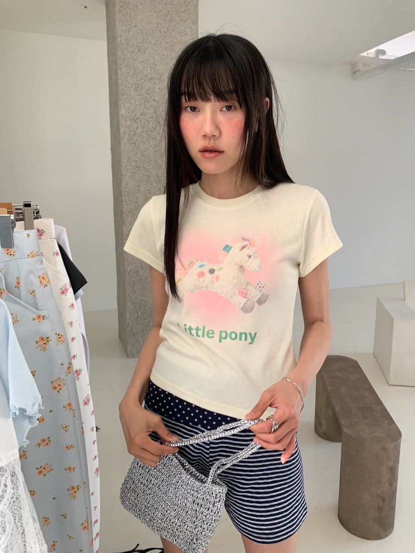 MORE THAN-P韓國直郵女裝新款26春夏職業休閑時尚熱賣T恤MORE THANT恤