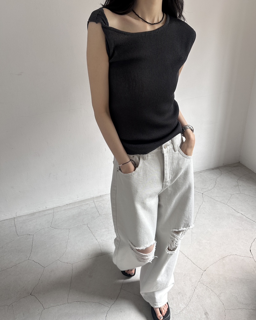 HOWDY/FACT THE NERD韓國直郵實拍女裝新款時尚吊帶背心HOWDY/FACT THE NERD吊帶/背心