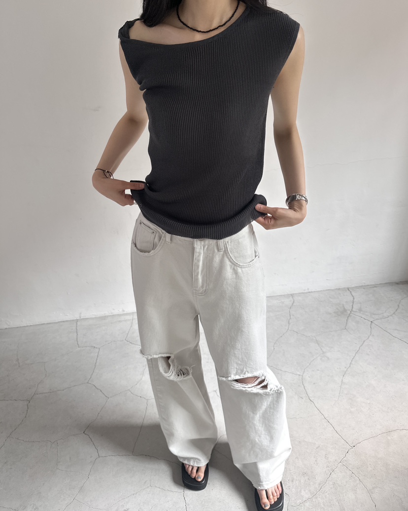 HOWDY/FACT THE NERD韓國直郵實拍女裝新款時尚吊帶背心HOWDY/FACT THE NERD吊帶/背心
