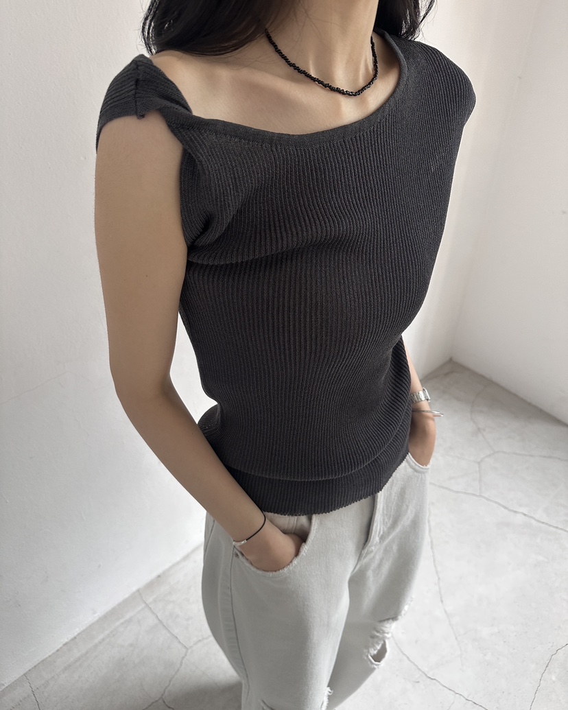 HOWDY/FACT THE NERD韓國直郵實拍女裝新款時尚吊帶背心HOWDY/FACT THE NERD吊帶/背心圖色1
