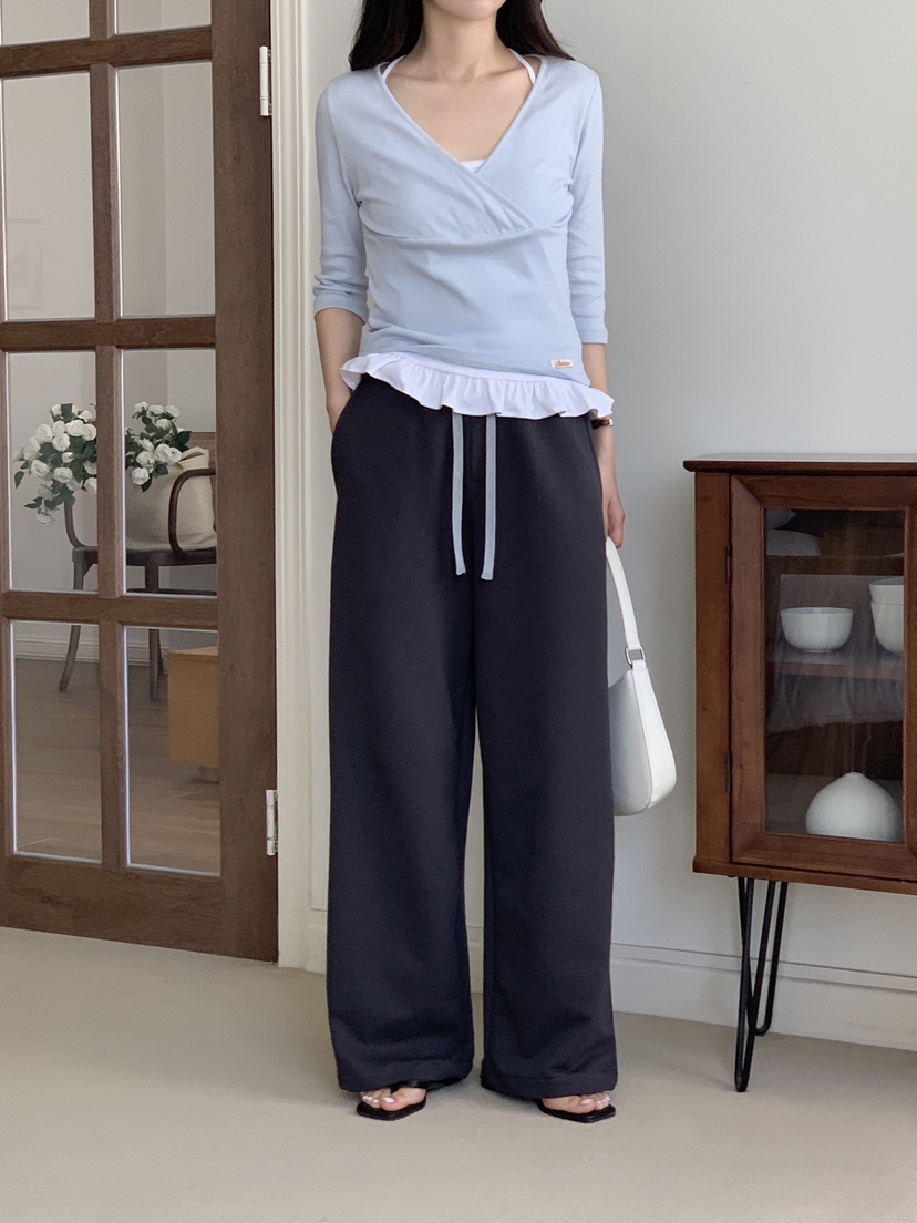 FORMSTUDIO/ATELIENNE韓國代購女士新品休閑26春夏休閑褲FORMSTUDIO/ATELIENNE休閑褲