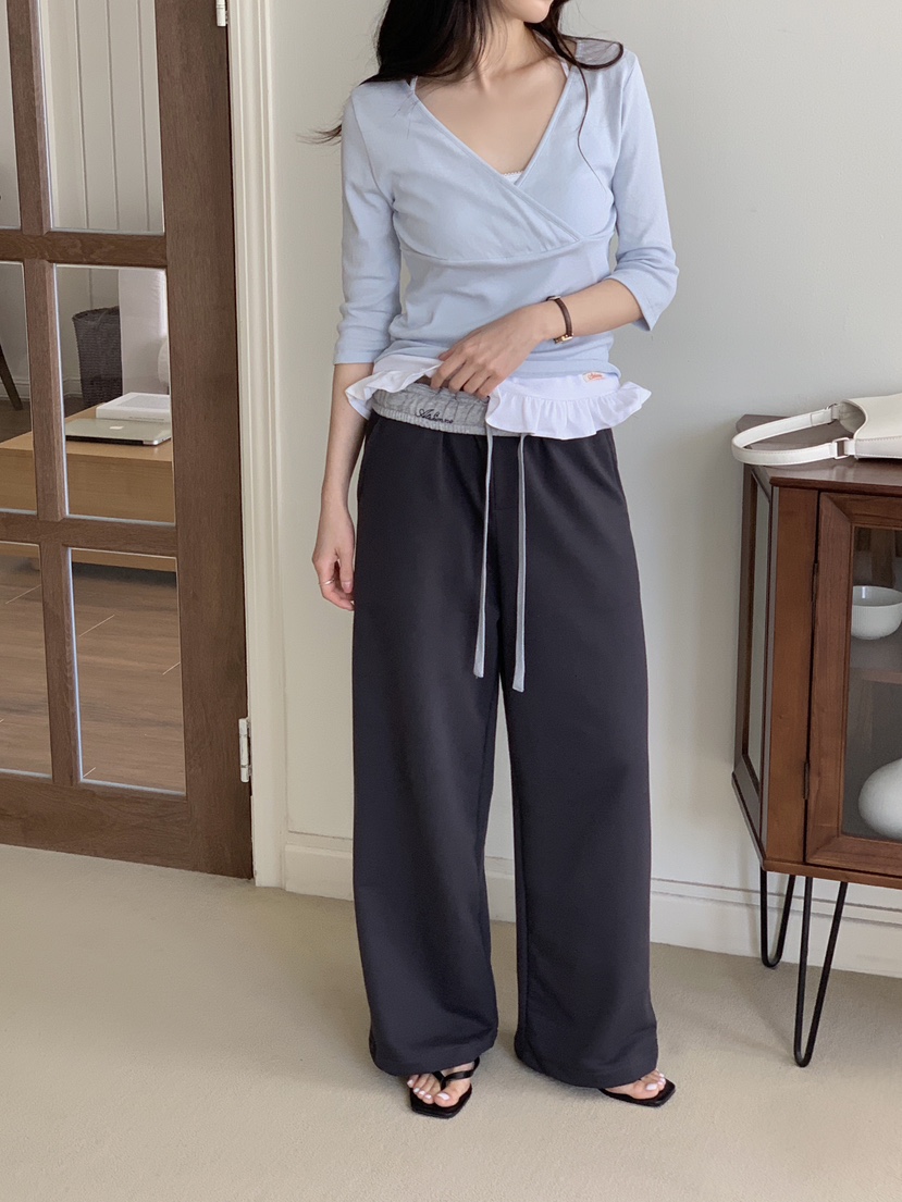 FORMSTUDIO/ATELIENNE韓國代購女士新品休閑26春夏休閑褲FORMSTUDIO/ATELIENNE休閑褲
