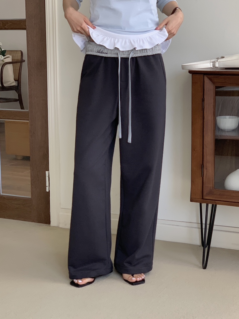 FORMSTUDIO/ATELIENNE韓國代購女士新品休閑26春夏休閑褲FORMSTUDIO/ATELIENNE休閑褲圖色1