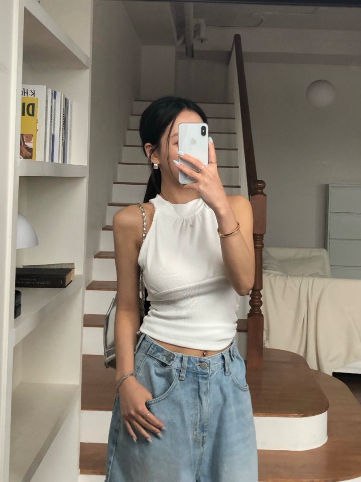 mars韓國代購女裝新品職業26春夏熱賣休閑時尚吊帶背心露肩mars吊帶/背心
