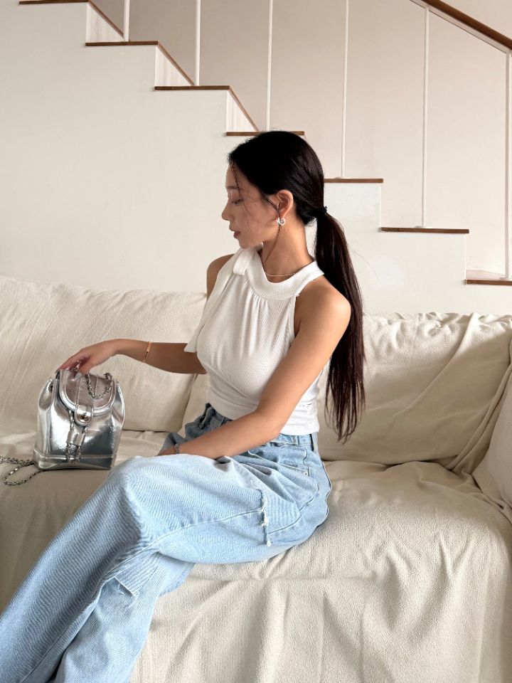 mars韓國代購女裝新品職業26春夏熱賣休閑時尚吊帶背心露肩mars吊帶/背心