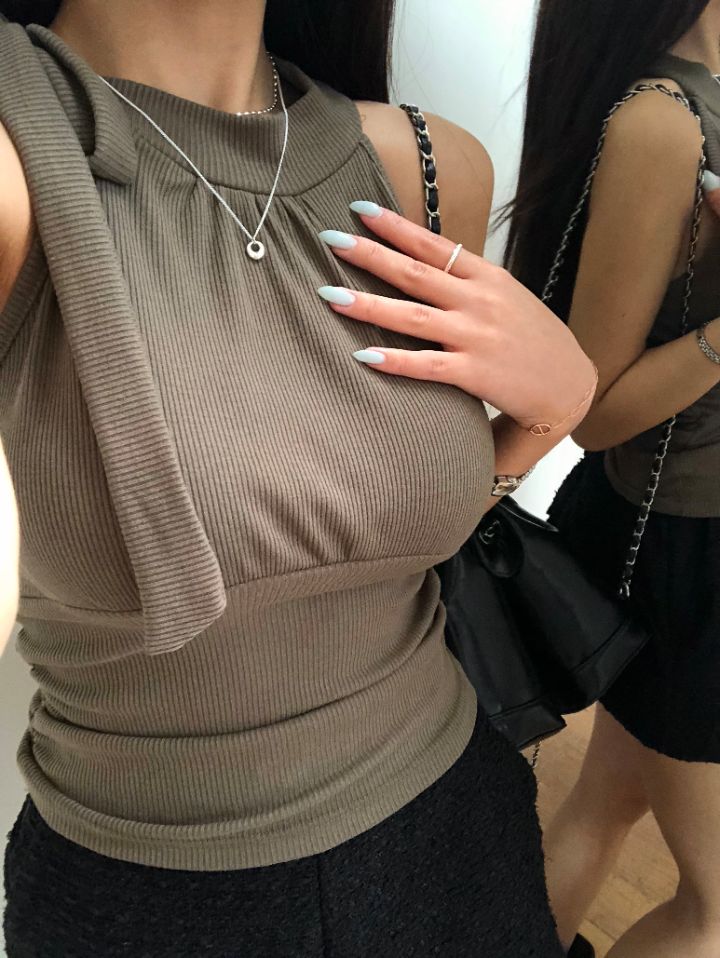 mars韓國代購女裝新品職業26春夏熱賣休閑時尚吊帶背心露肩mars吊帶/背心