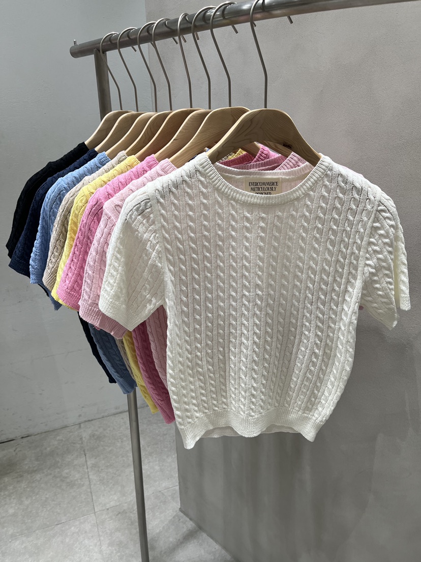 EVERCOMMERCE METICULOUSLY DESIGNED韓國直郵女士新品休閑針織衫EVERCOMMERCE METICULOUSLY DESIGNED針織衫