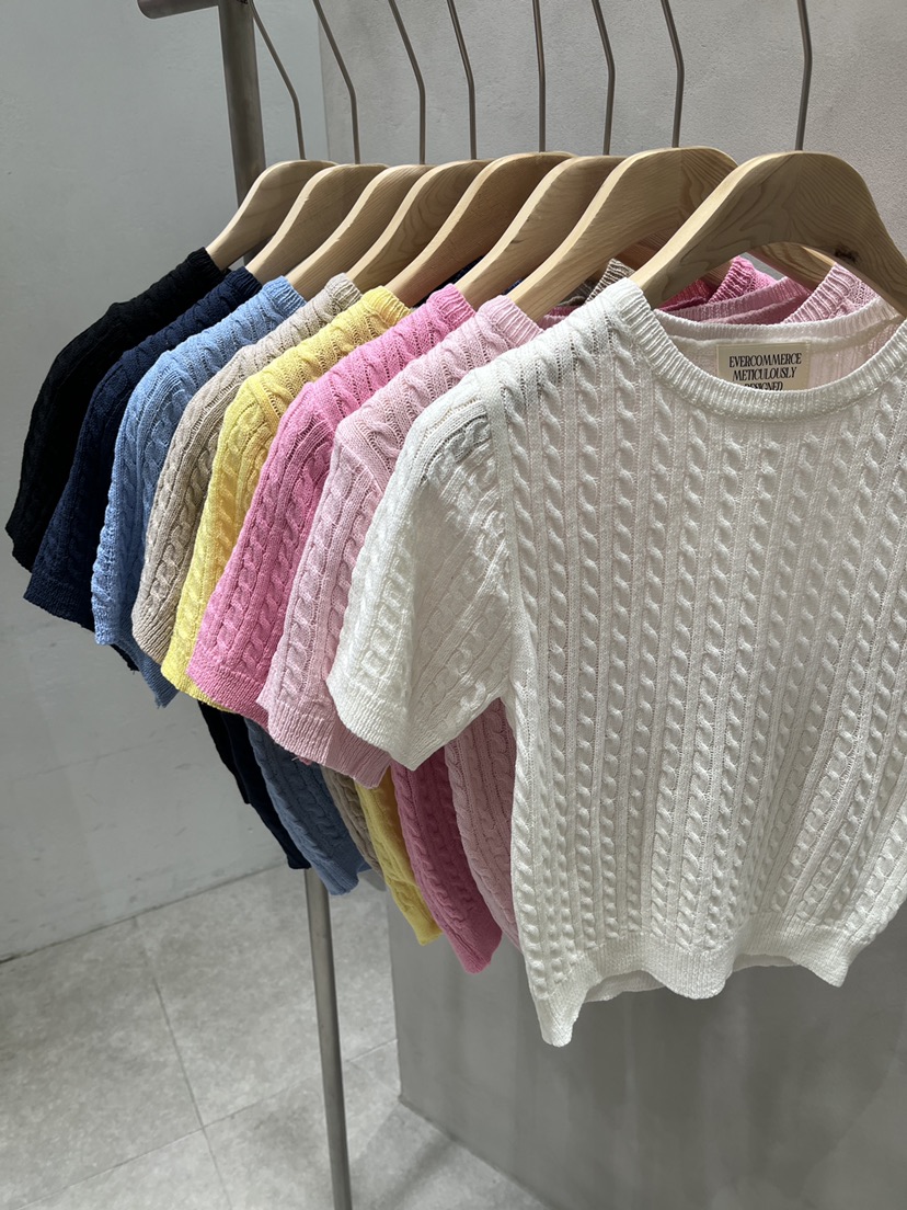 EVERCOMMERCE METICULOUSLY DESIGNED韓國直郵女士新品休閑針織衫EVERCOMMERCE METICULOUSLY DESIGNED針織衫