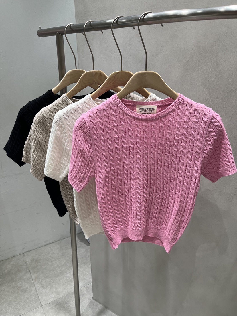 EVERCOMMERCE METICULOUSLY DESIGNED韓國直郵女士新品休閑針織衫EVERCOMMERCE METICULOUSLY DESIGNED針織衫