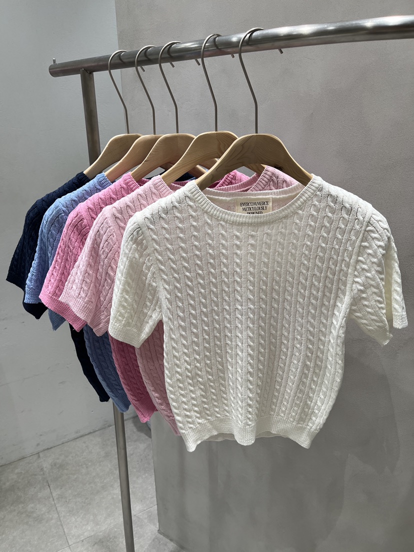 EVERCOMMERCE METICULOUSLY DESIGNED韓國直郵女士新品休閑針織衫EVERCOMMERCE METICULOUSLY DESIGNED針織衫