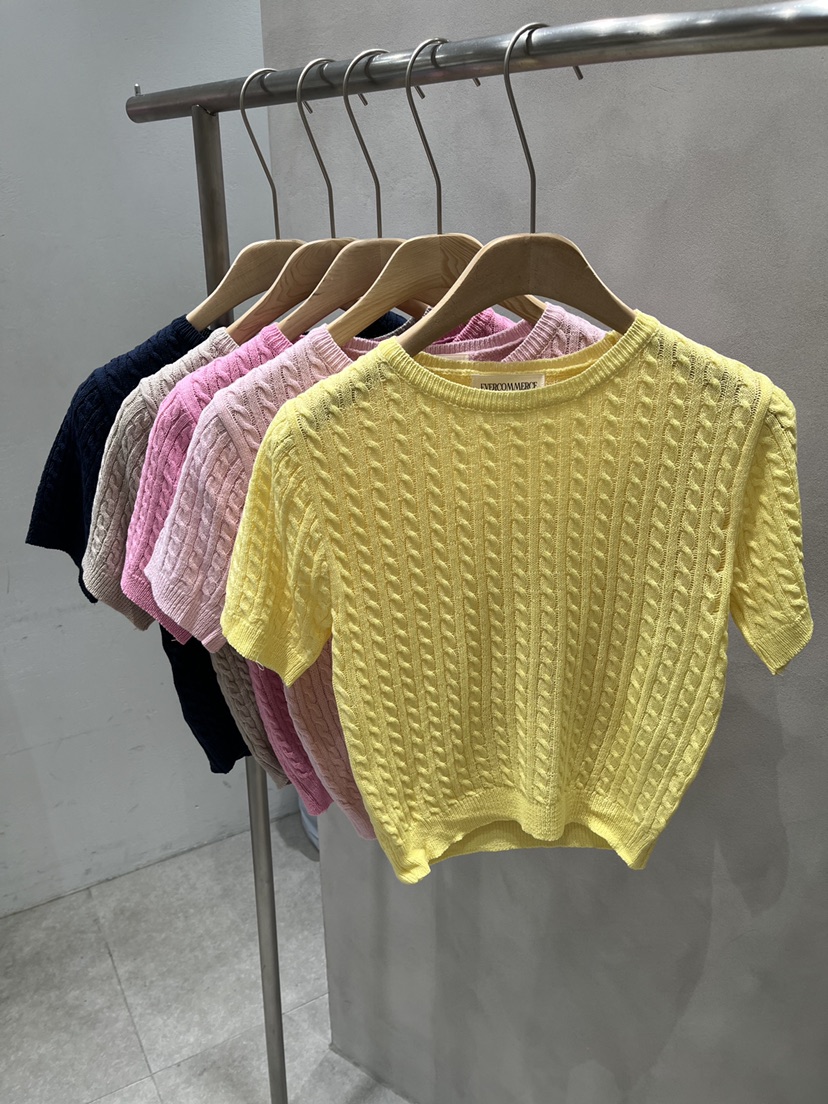 EVERCOMMERCE METICULOUSLY DESIGNED韓國直郵女士新品休閑針織衫EVERCOMMERCE METICULOUSLY DESIGNED針織衫