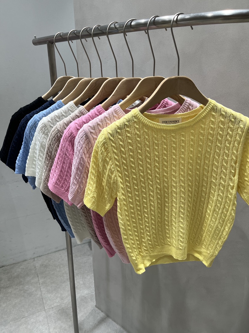 EVERCOMMERCE METICULOUSLY DESIGNED韓國直郵女士新品休閑針織衫EVERCOMMERCE METICULOUSLY DESIGNED針織衫