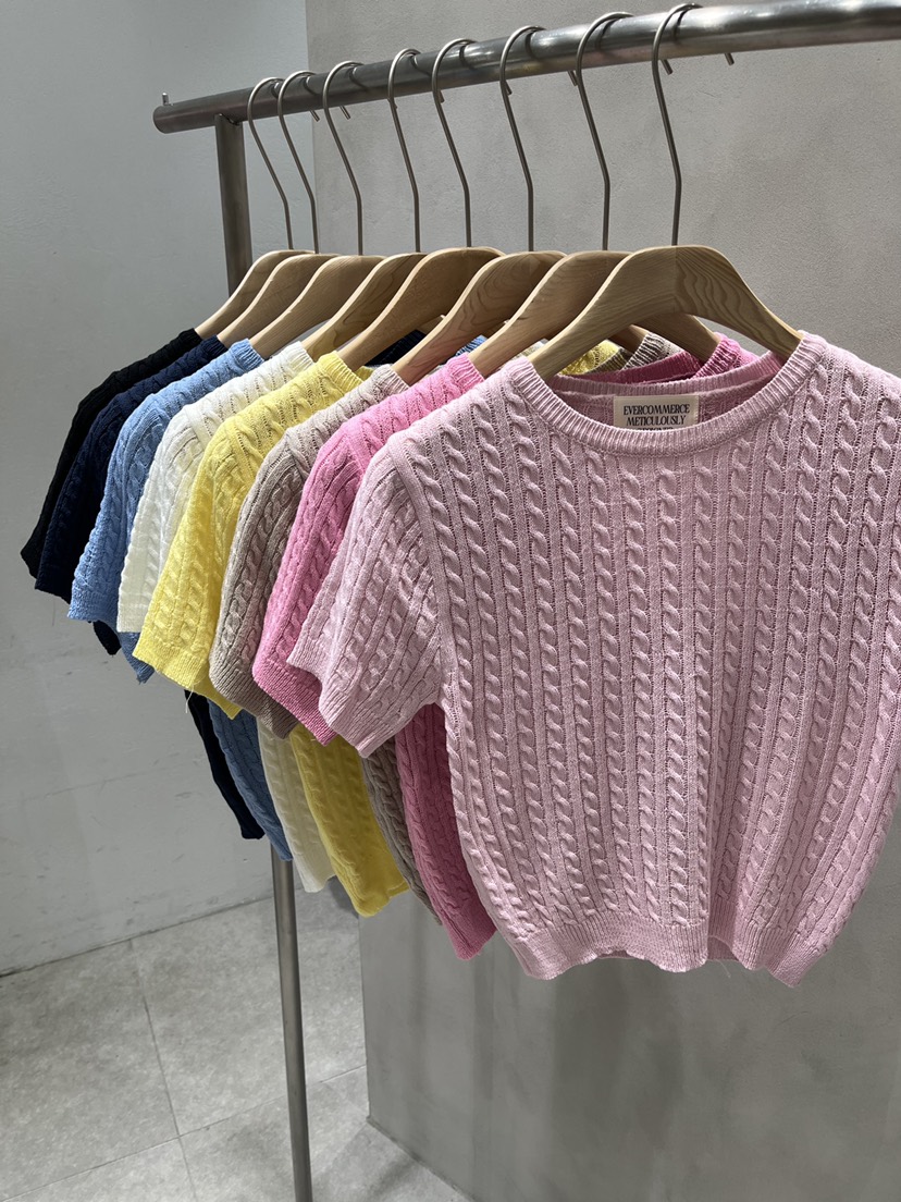EVERCOMMERCE METICULOUSLY DESIGNED韓國直郵女士新品休閑針織衫EVERCOMMERCE METICULOUSLY DESIGNED針織衫