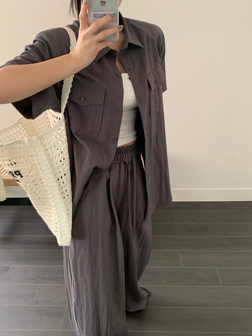 REVE CITE-L東大門實拍韓國女裝新品26夏季26春夏休閑褲REVE CITE-L休閑褲