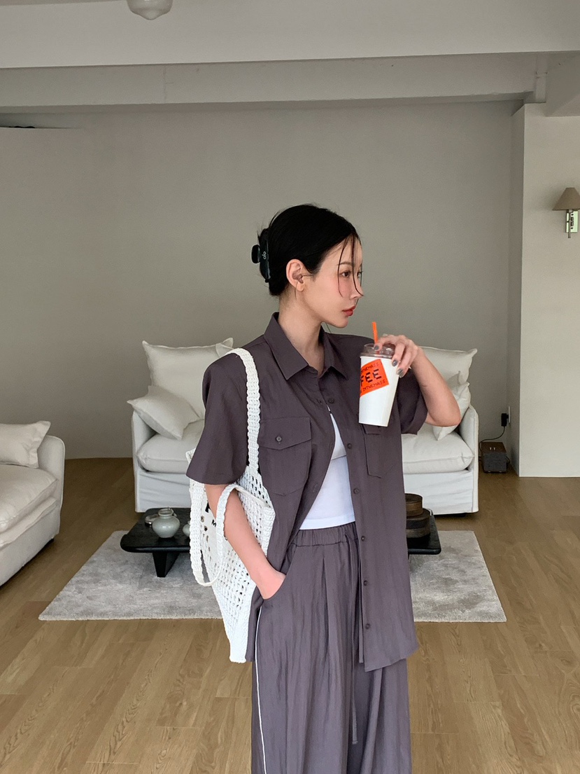 REVE CITE-L東大門實拍韓國女裝新品26夏季26春夏休閑褲REVE CITE-L休閑褲